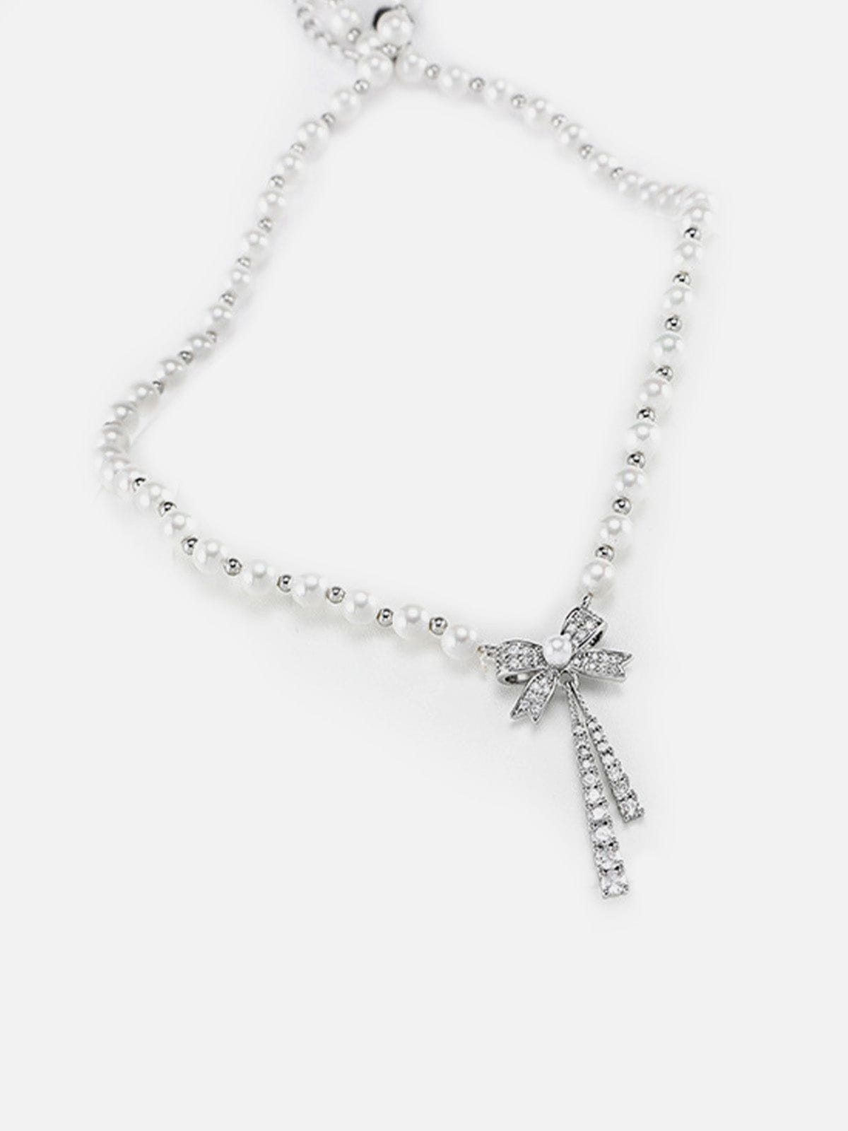 Aelfric Eden Bow Pearl Necklace