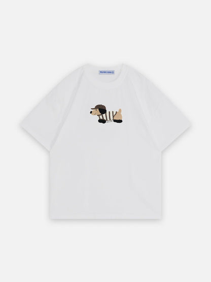 Aelfric Eden Embroidery Dachshund Tee
