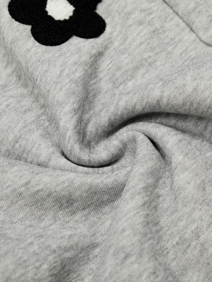Aelfric Eden Floral Embroidery Baggy Barrel Sweatpants