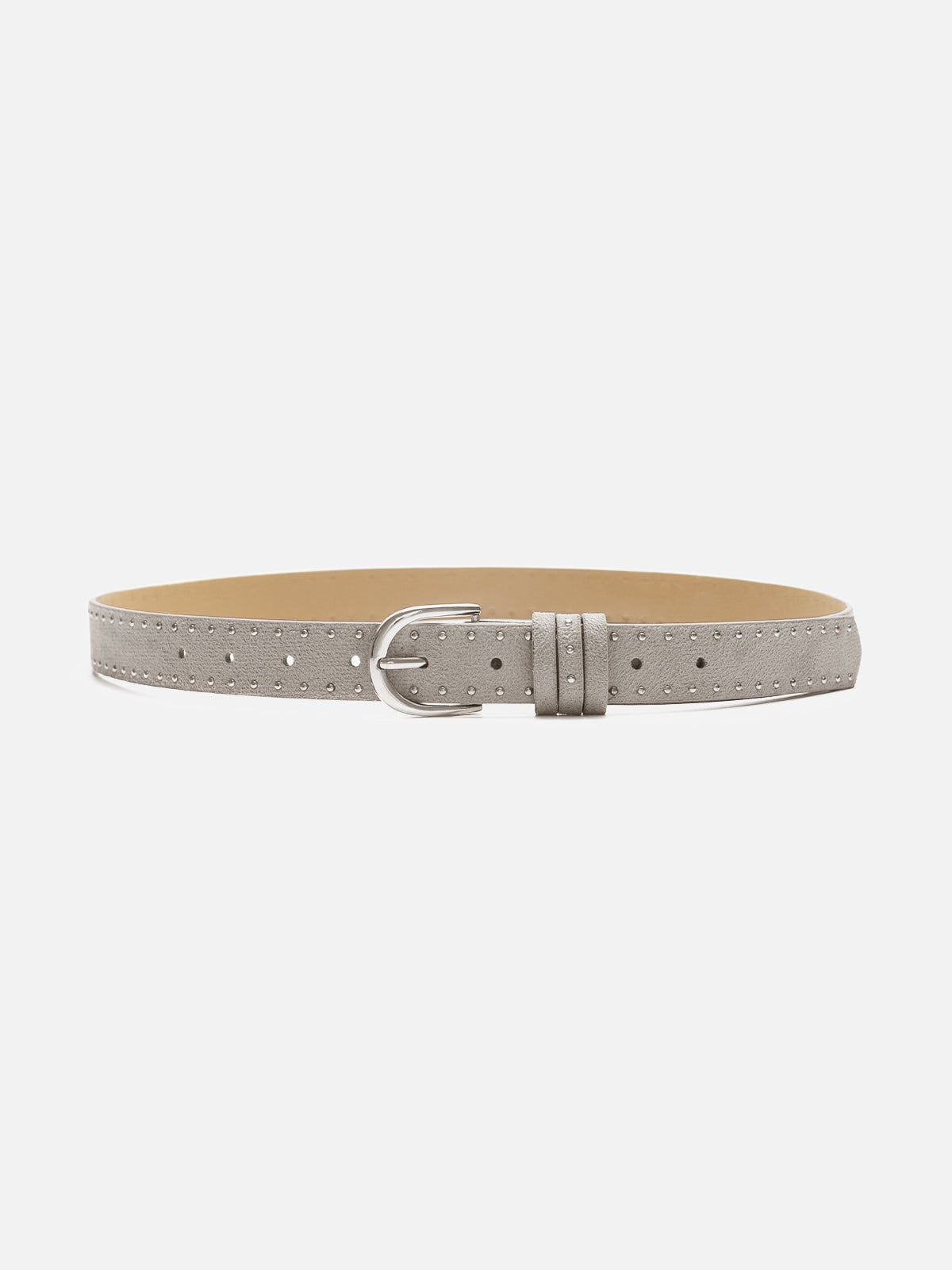 Rivet Suede Belt