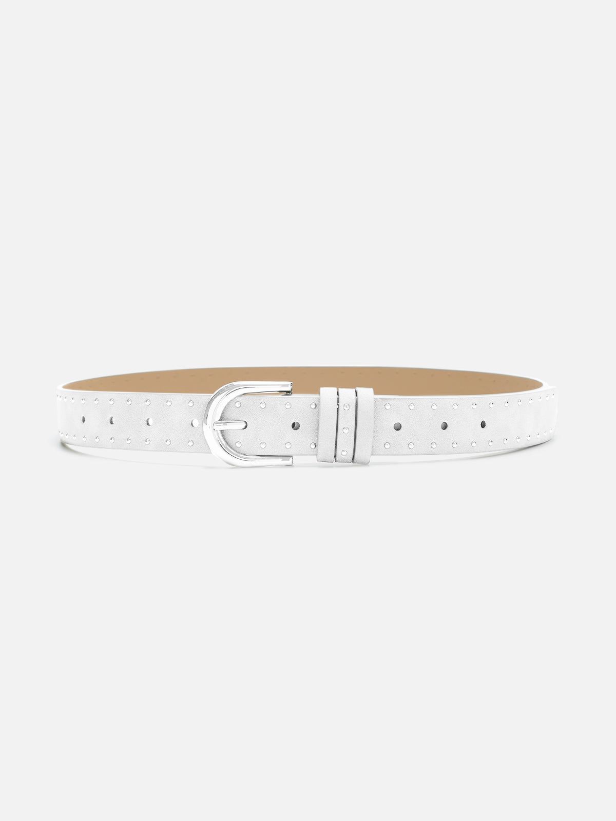 Rivet Suede Belt