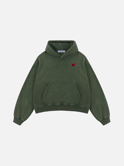 Aelfric Eden Boxy Fit Distressed Washed Hoodie