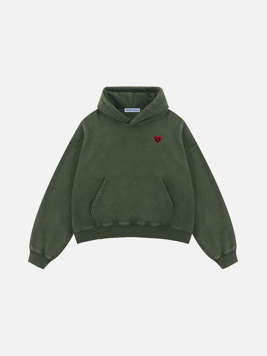 Aelfric Eden Boxy Fit Distressed Washed Hoodie