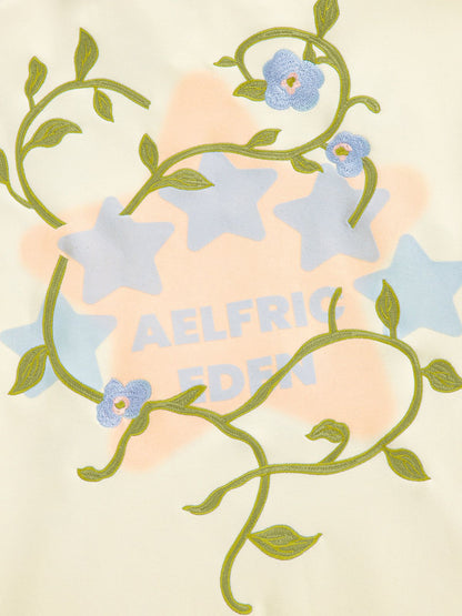 Aelfric Eden Star Rhinestone Floral Hoodie