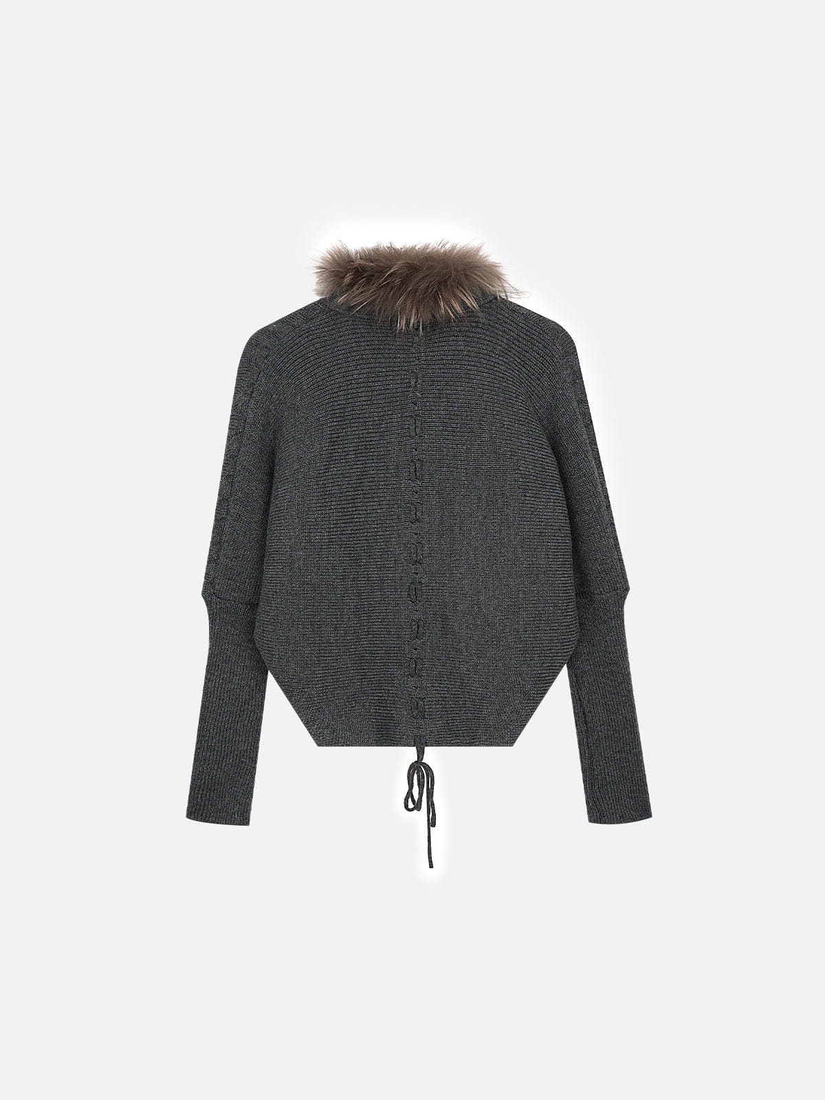 Aelfric Eden Faux Fur Collar Cardigan