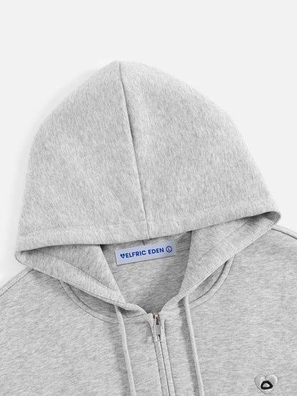 Aelfric Eden Boxy Double Zip Up Hoodie