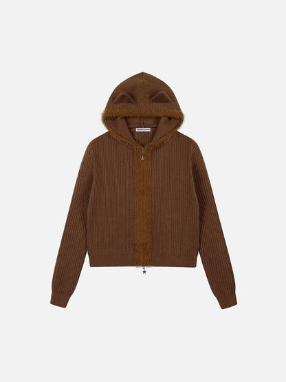 Aelfric Eden Cat Ear Hooded Cardigan