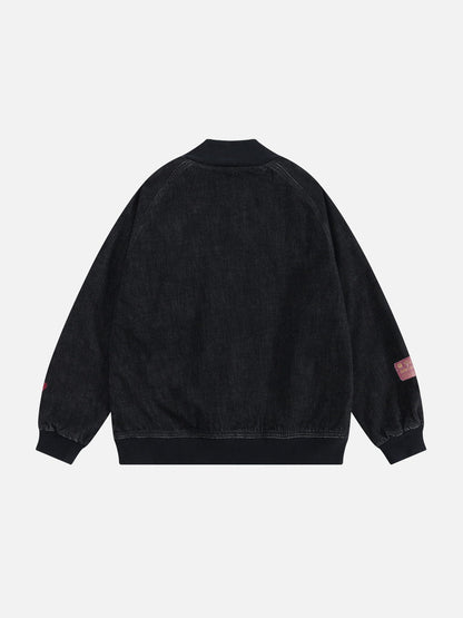 Aelfric Eden Zip Up Denim Jacket
