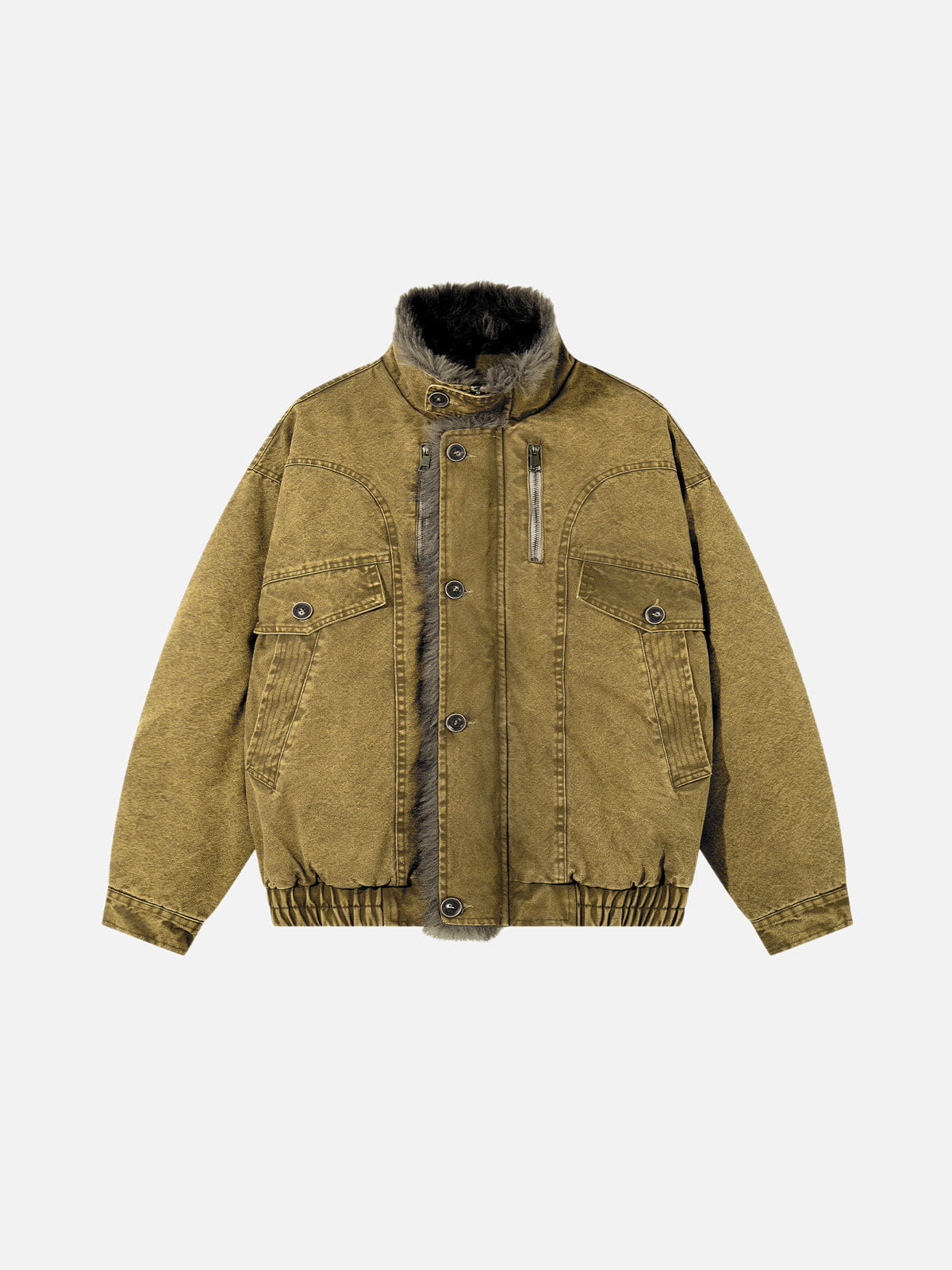 Aelfric Eden Washed Faux Fur Coat
