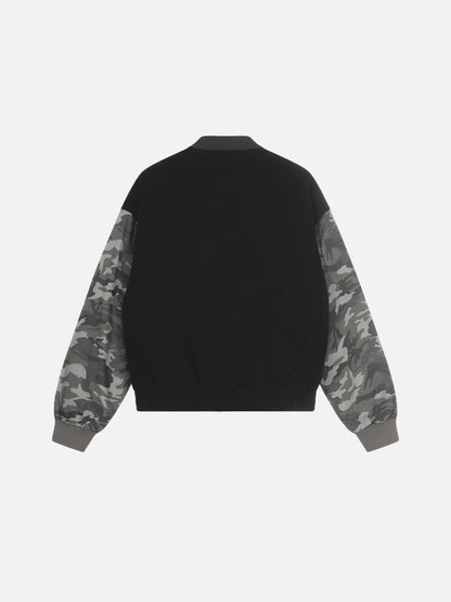 Aelfric Eden CAMO Studded Zip Up Jacket
