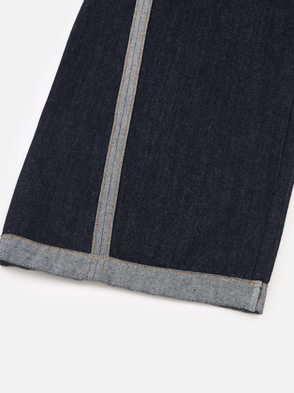 Aelfric Eden Contrast Turn-Up Baggy Jeans
