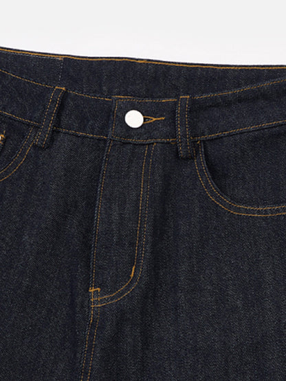 Aelfric Eden Contrast Turn-Up Baggy Jeans