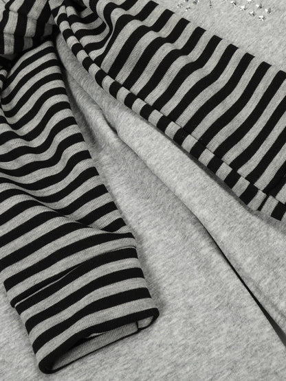 Aelfric Eden Stripe Layered Baggy Barrel Sweatpants