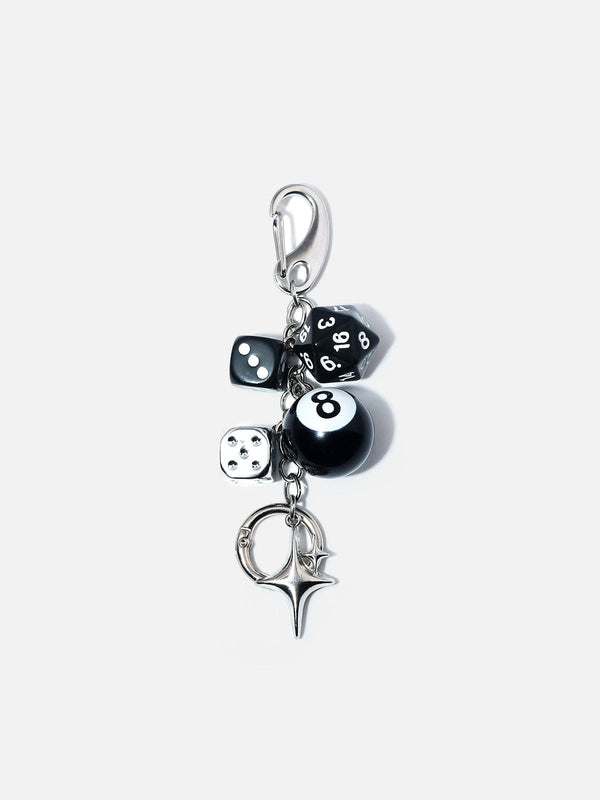 Dice Charm Keychain