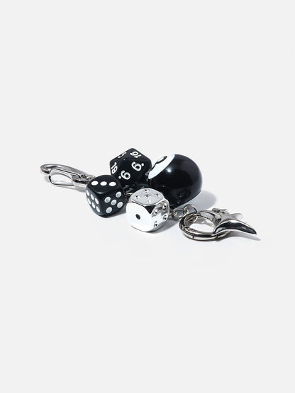 Dice Charm Keychain