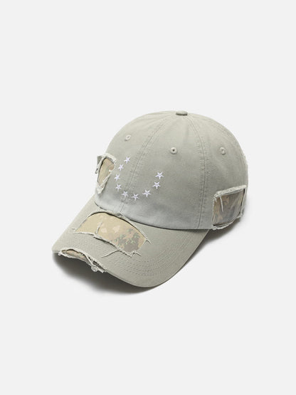 Star Patch Distressed Cap