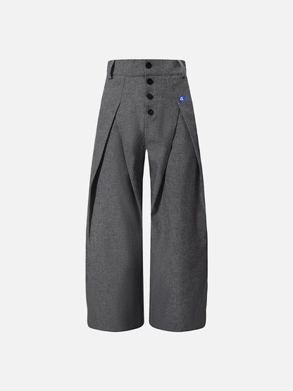 Aelfric Eden Pleated Baggy Barrel Pants
