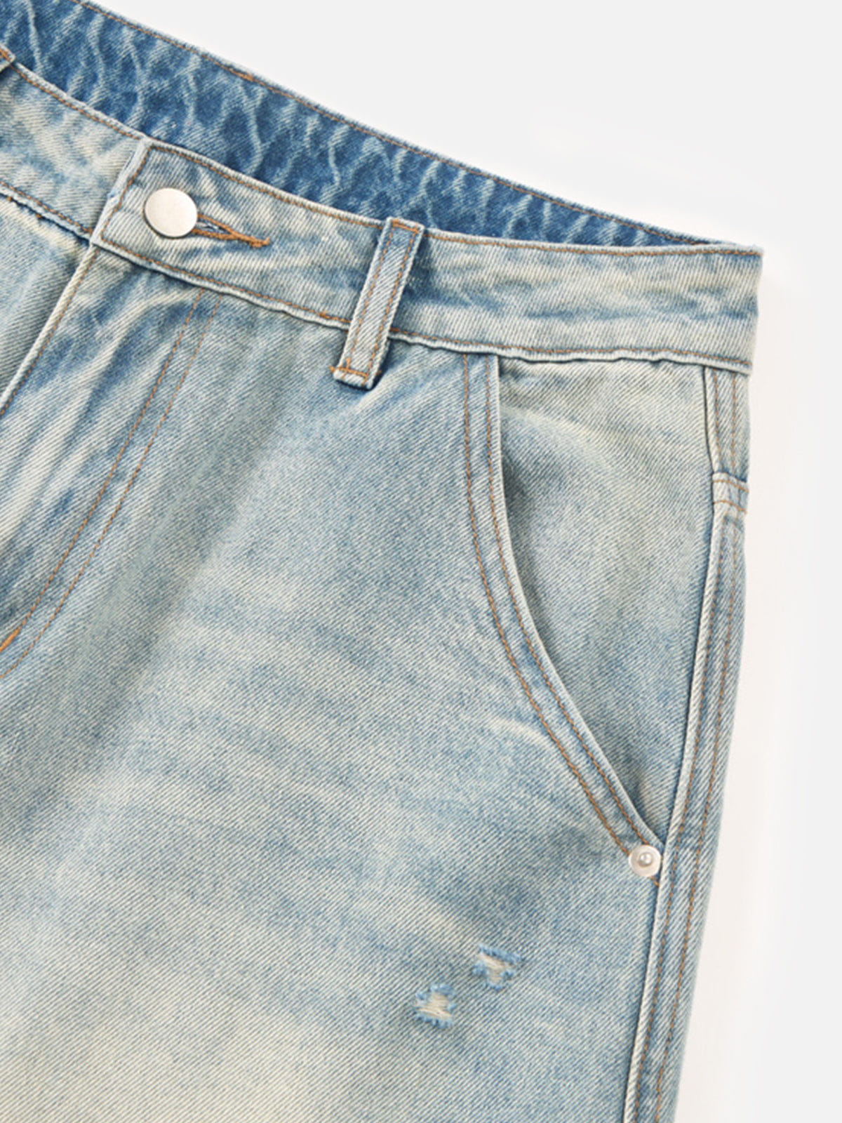 Aelfric Eden Washed Panel Baggy Barrel Jeans