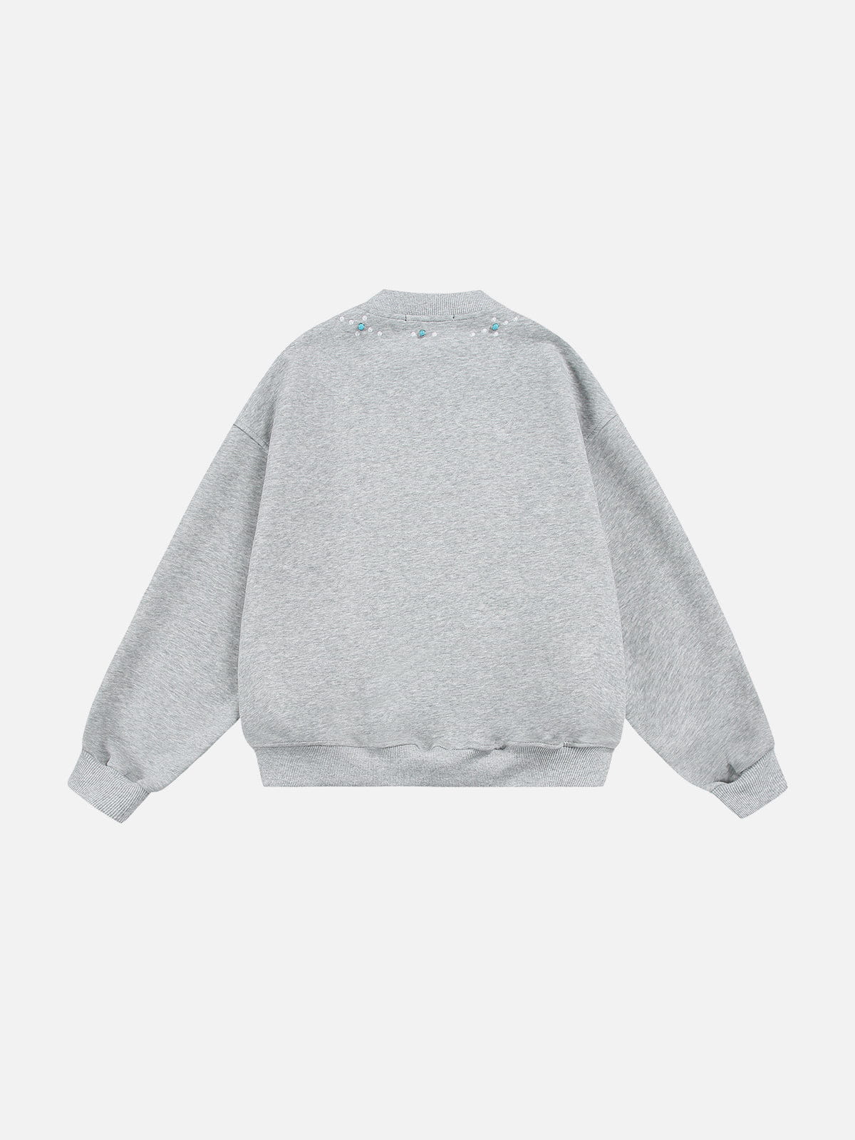 Aelfric Eden Turquoise Stud Collar Sweatshirt