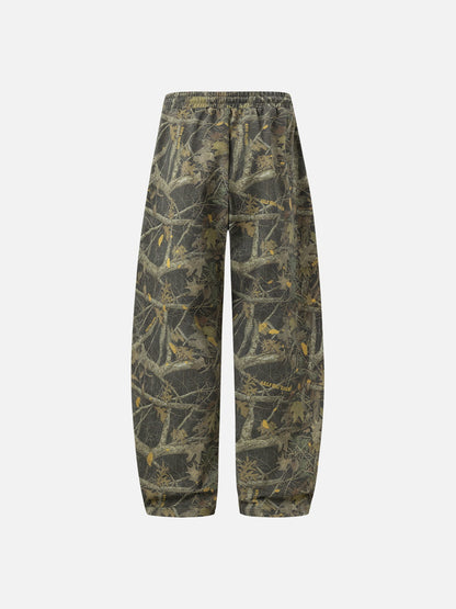 Aelfric Eden Leaf CAMO Baggy Barrel Sweatpants