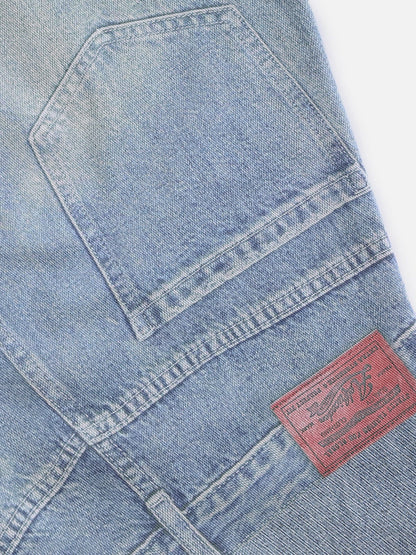 Aelfric Eden Inverted Graphic Baggy Barrel Jeans