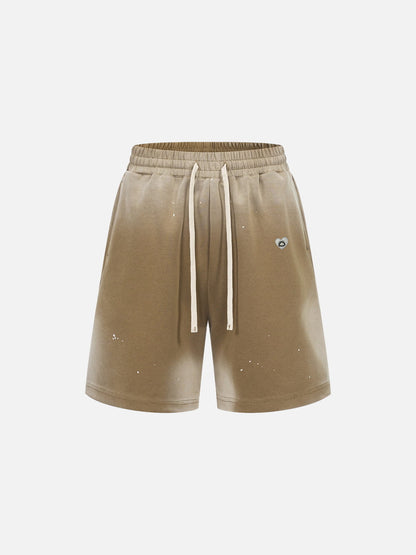 Aelfric Eden Washed Paint Splatter Shorts