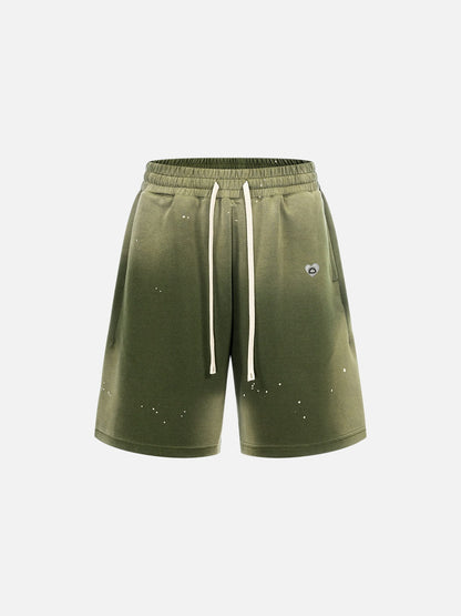 Aelfric Eden Washed Paint Splatter Shorts