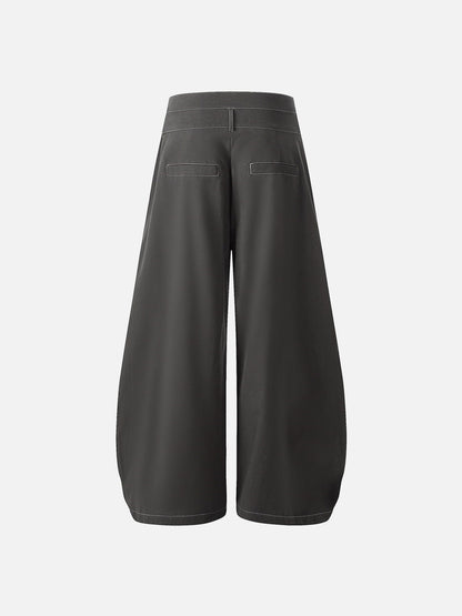Aelfric Eden Wrap Panel Baggy Barrel Pants