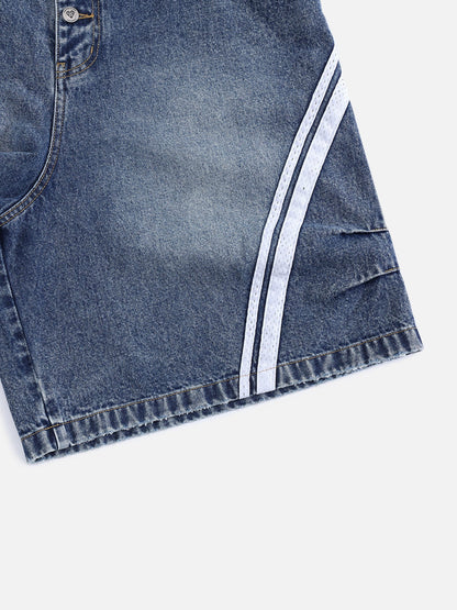 Aelfric Eden Washed Stripe Panel Jorts
