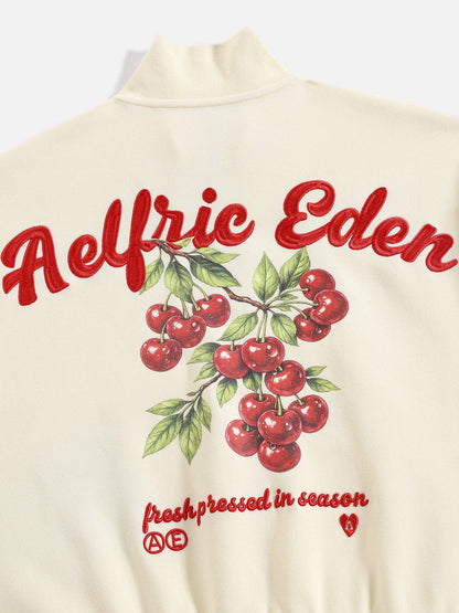 Aelfric Eden Boxy Cherry Graphic Jacket