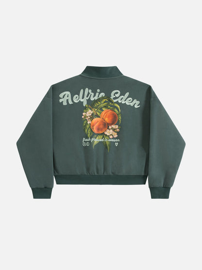 Aelfric Eden Boxy Peach Graphic Jacket