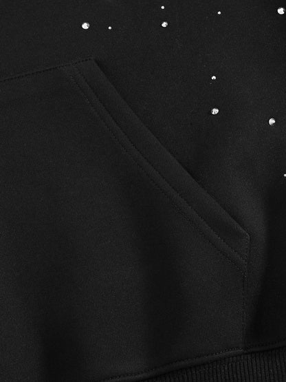 Aelfric Eden Boxy Rhinestone Star Pullover Hoodie