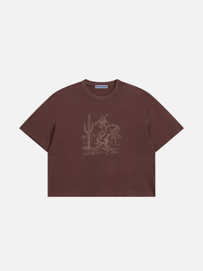 Aelfric Eden Boxy Cowboy Graphic Tee
