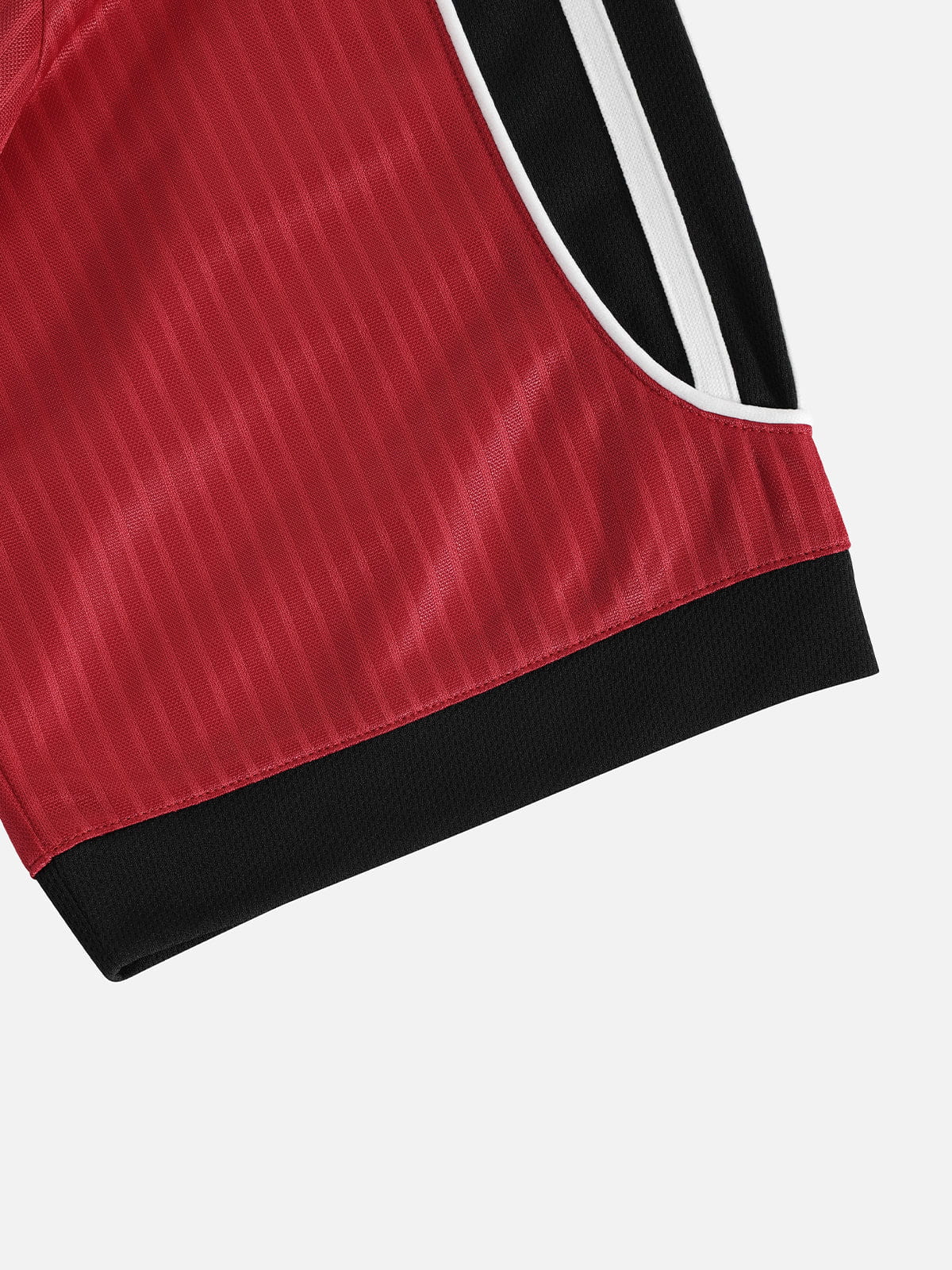 Aelfric Eden Boxy V-Neck Panel Jersey Tee