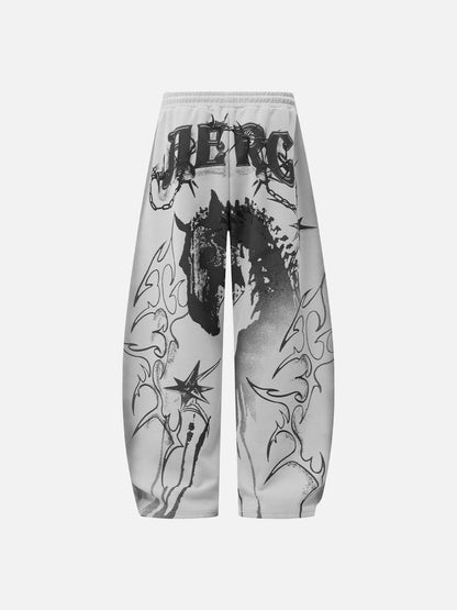 Aelfric Eden Horse Baggy Barrel Sweatpants