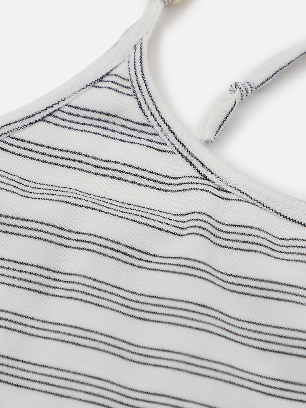 Aelfric Eden Beaded Striped Halter Top