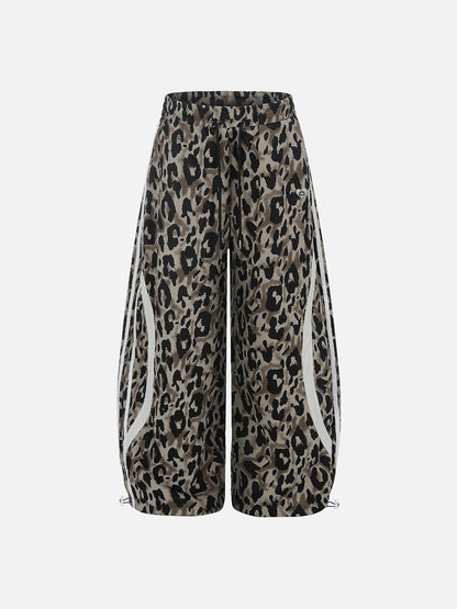 Aelfric Eden Leopard Stripe Baggy Barrel Sweatpants