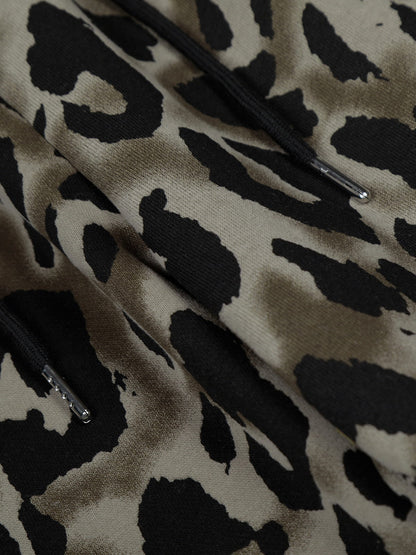 Aelfric Eden Leopard Stripe Baggy Barrel Sweatpants