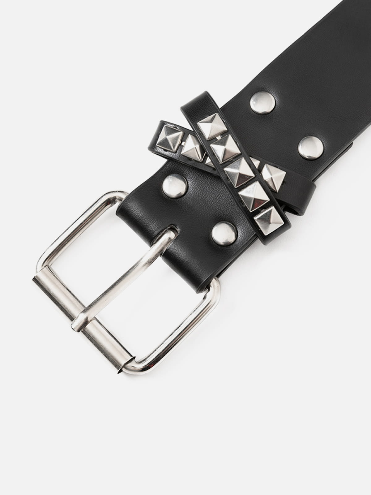 Studded Double Row Grommet Belt