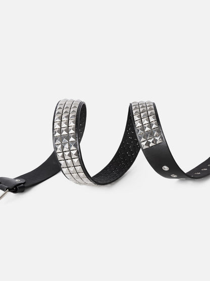 Studded Panel Belt