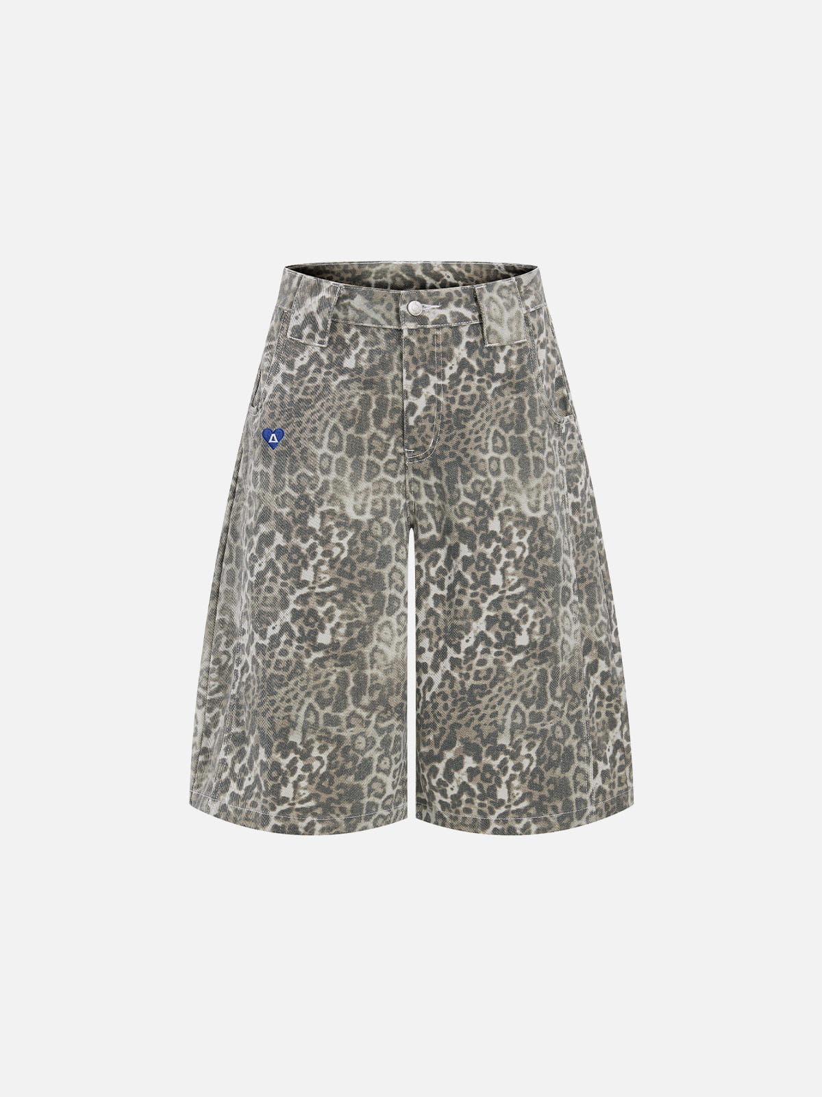 Aelfric Eden Leopard Print Longline Jorts