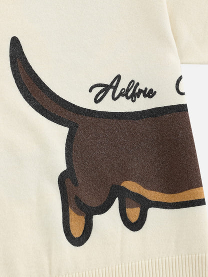 Aelfric Eden Boxy Dachshund Knit Tee