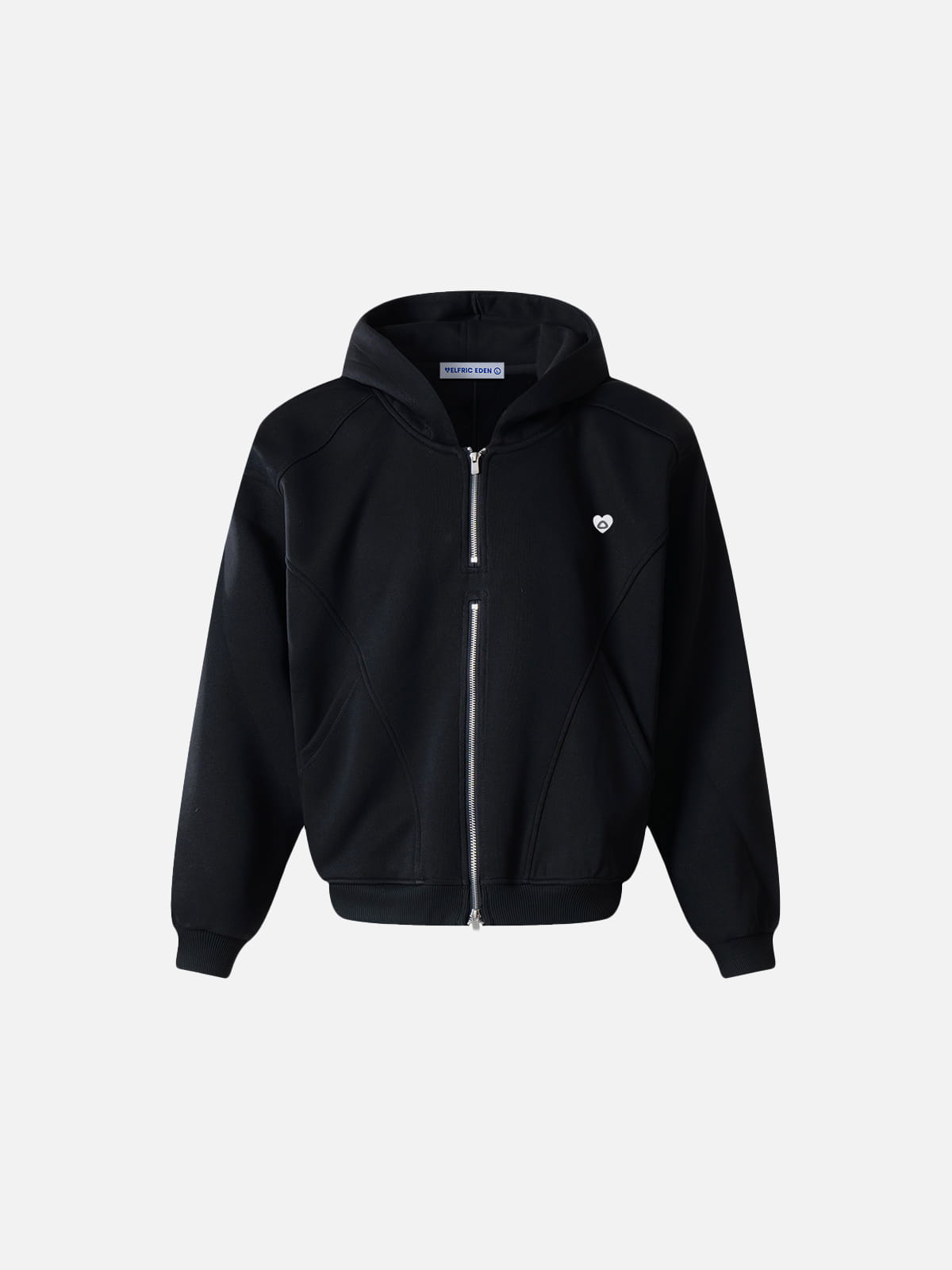 Aelfric Eden Curved Seam Zip Up Hoodie
