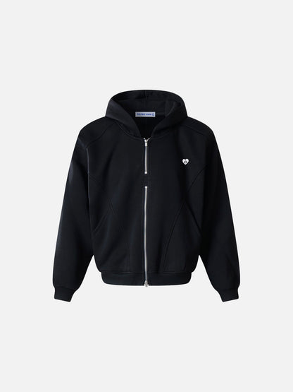 Aelfric Eden Curved Seam Zip Up Hoodie