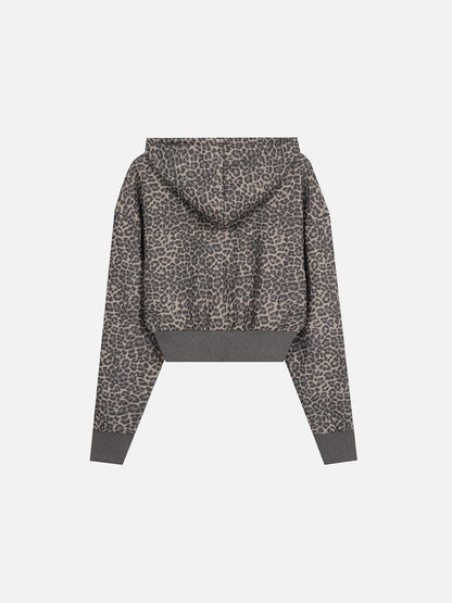 Aelfric Eden Boxy Button Cross Zip Up Hoodie