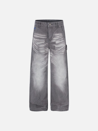 Aelfric Eden Whiskering Washed Jeans