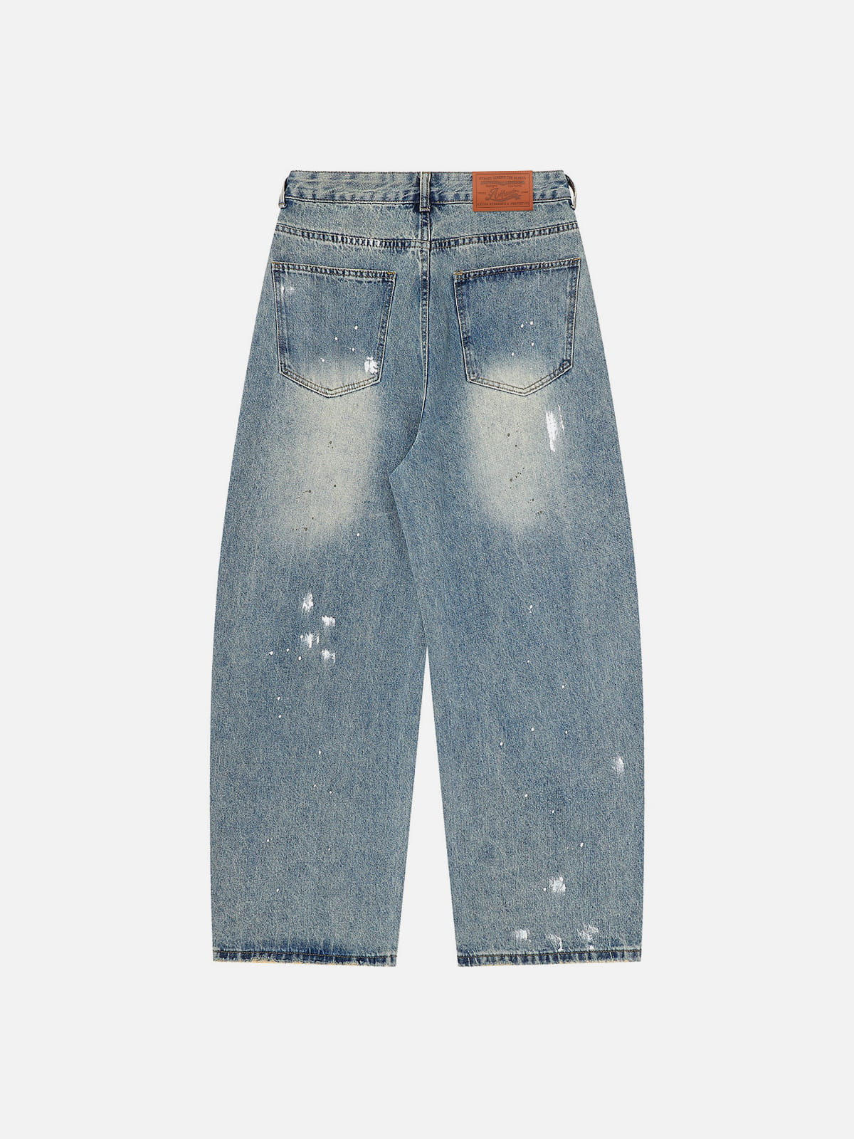 Aelfric Eden Paint Splatter Washed Jeans