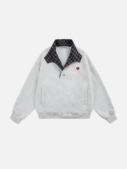 Aelfric Eden Boxy Botton Neck Sweatshirt