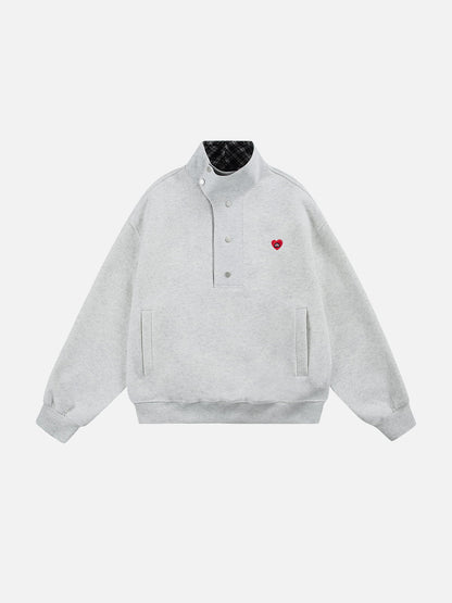 Aelfric Eden Boxy Botton Neck Sweatshirt