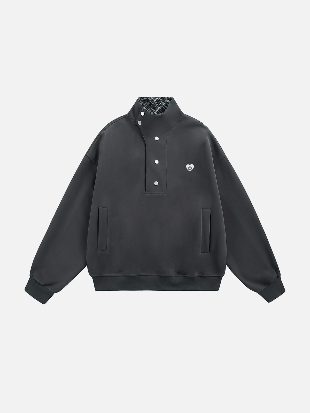 Aelfric Eden Boxy Botton Neck Sweatshirt